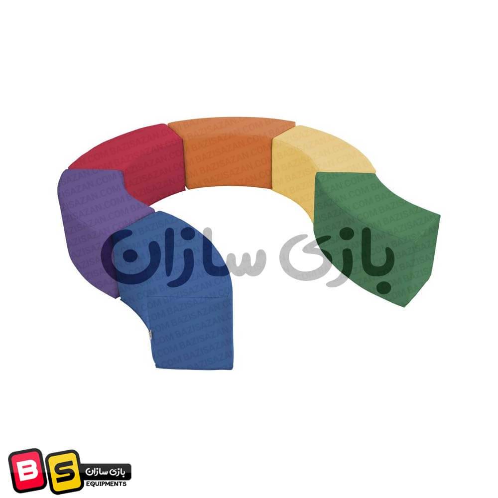 نیمکت فومی دایره شش تکه